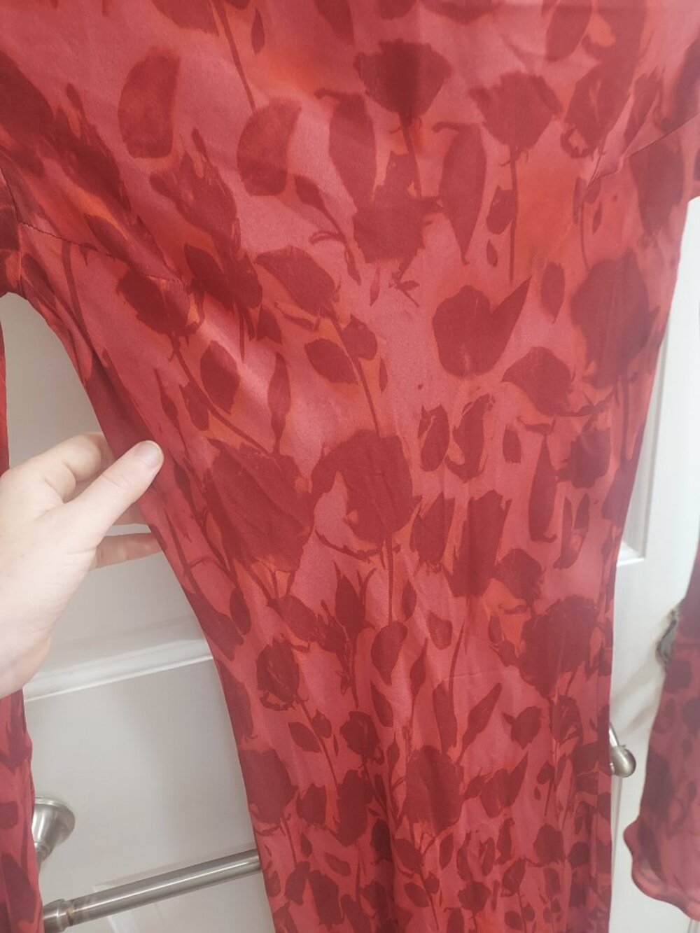 Realisation Par Red Havana The Gia Maxi Silk Dress - Picture 6 of 8